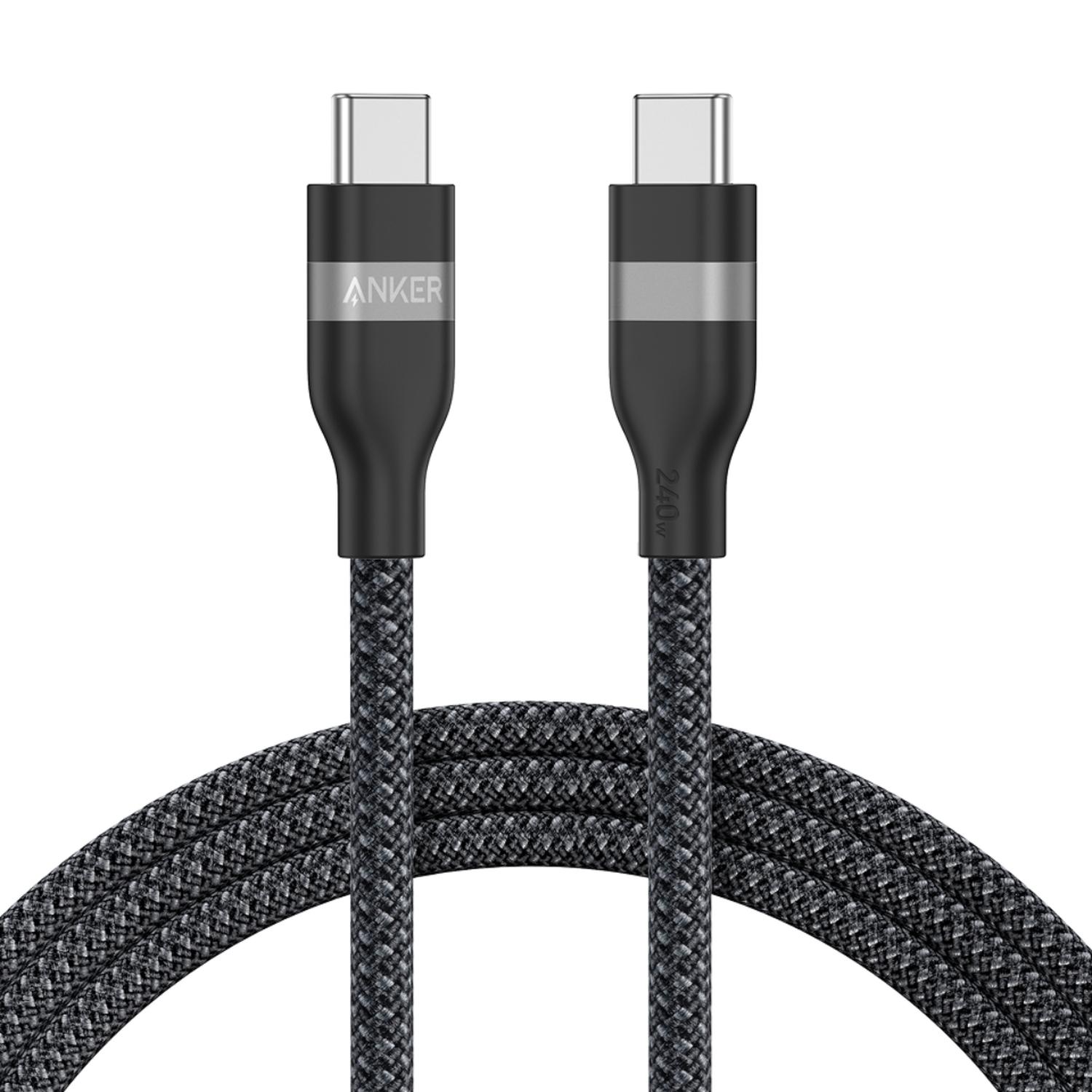 Cable Usb-C A Usb-C Anker Carga Rápida 240W 1M Negro