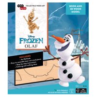 Insight - Disney Frozen: Olaf - Libro Y Modelo Armable En Madera