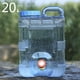 thumbnail image 4 of Contenedor de agua con grifo, jarra de almacenamiento de agua para acampar BPA de 20L, kit de senderismo para exteriores, 4 of 7