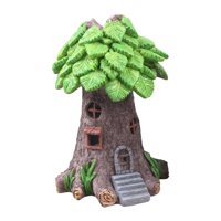 Ioensy - Decoración De Acuario, Macetas, Estatua, Árbol Artificial Versátil, Decoración De Casa, Color Claro