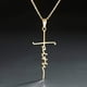thumbnail image 4 of 1pc Stainless Steel Christian Cross Necklace - A Perfect Gift for the Faithful!, 4 of 4