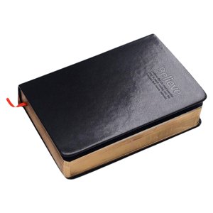 Bothyi - Cuaderno Grueso De La Biblia, Cuaderno De Notas De Estilo Retro Para El Hogar, Cuaderno De Diario Con Borde Dorado