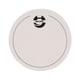thumbnail image 2 of Parche de bombo protector de la cabeza de tambor para partes de instrumentos de percusión blanco para mascotas, 2 of 3