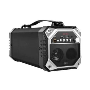 Parlante Bazooka Bluetooth Usb Aux 15W Rms Negro Fujitel