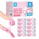 thumbnail image 1 of Guantes de nitrilo London Labs 4 mil rosa, 1000 unidades, 1 of 1
