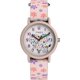 thumbnail image 1 of Reloj Timex unisex de 34 mm con correa floral rosa, resistente al agua hasta 30 m, 1 of 5