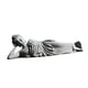 thumbnail image 3 of Estatua De Buda Reclinado, Adorno Artesanal, Meditación Para Mesa De Porche De Jardín, 3 of 3