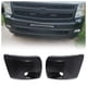 thumbnail image 1 of Tapas de parachoques delantero KUAFU para Chevrolet Silverado 2007‑2013, 2 piezas, negro, 1 of 9