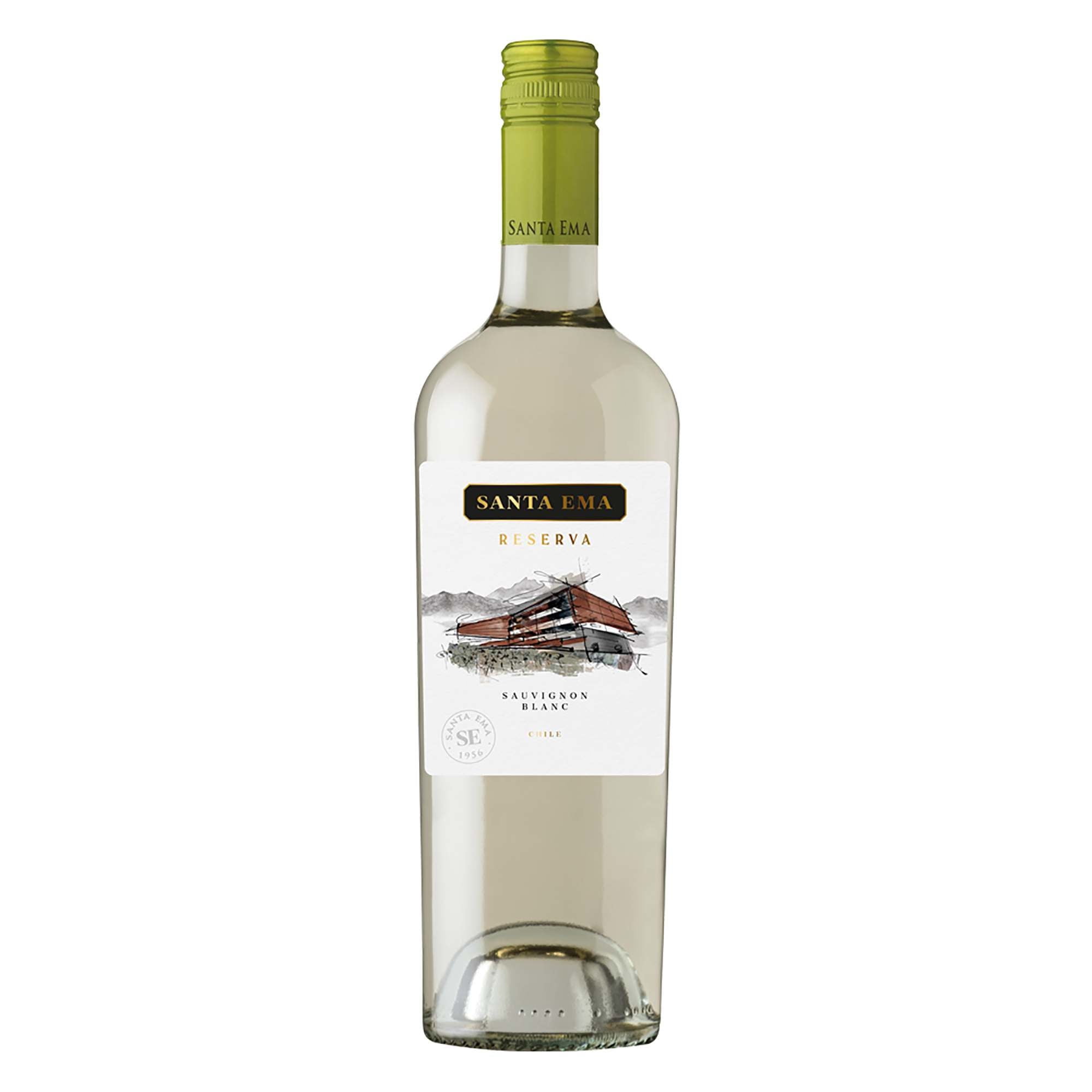Vino Blanco Reserva Sauvignon Blanc Botella 750 ml Santa Ema