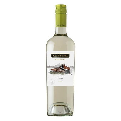 Vino Blanco Reserva Sauvignon Blanc Botella 750 Ml Santa Ema