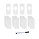 thumbnail image 4 of 28x Ropa Tamaño Armario Estante Divisores Perchas Armario Tienda Armario Divisores Blanco, 4 of 5