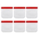 thumbnail image 1 of Bolsas reutilizables para almacenar alimentos, 6 unidades, bolsas reutilizables para congelador, 1 of 5