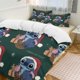 thumbnail image 2 of Merry Christmas Stitch 3 Piece Sets Full/Queen Size - Reversible Microfiber Quilts with Shams Soft Lightweight Bedspread Coverlet Comforter for All Season Bed Sheets, 2 of 4
