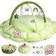 thumbnail image 1 of Gimnasio de juego para bebé 5 en 1 de peluche verde – Little Dove, 1 of 6