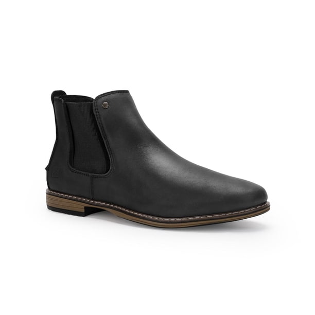 Botines Hombre Cuero York-6-26 Negro Cardinale negro 38