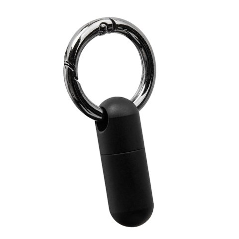 Ioensy - Caja De Píldoras De Titanio Caja De Píldoras Pequeña Portátil Duradera Para Viajes Al Aire Libre Negro