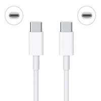 Genérico - Cable Cargador Rapido Tipo C A Tipo C Para Ipad Air Pro Blanco
