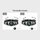 thumbnail image 1 of Luminous Twelve Constellation Artificial Gemstone Bracelet ,Beaded Rope PU Leather 12 Constellation Woven Bracelet, 1 of 5