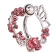 thumbnail image 4 of Chic Ahueca Hacia Fuera El Anillo Del Ombligo Del Zircon Del Acero Inoxidable El Diamante Rosado Del Ombligo, 4 of 5