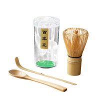 Magideal - Juego Tradicional De Matcha, Accesorio De De Matcha Batidor De Matcha, Herramientas Para Hacer Té, Juego De Matcha Japonés, Juego De Ceremon , Con Con Cucharilla