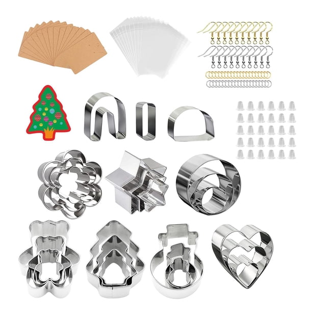 Cortadores De Arcilla Polimérica Para Pendientes, Fabricación De Joyas, Herramientas De Corte De Arcilla, Formas