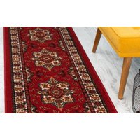 Home Fashion.Cl - Alfodia Alfombra Pasillo Rojo 70 Cm X 5 Metros Con Goma Sin Overlock