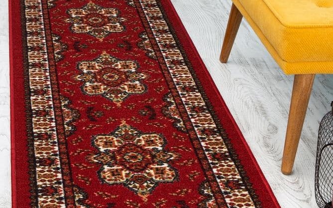 Home Fashion.Cl - Alfodia Alfombra Pasillo Rojo 70 Cm X 5 Metros Con Goma Sin Overlock