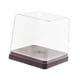 thumbnail image 3 of Caja De Almacenamiento Para Tetera, Vitrina Transparente Para Mesa Auxiliar, Sala De Estudio, Oficina, Base Marrón, 3 of 5