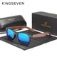 thumbnail image 1 of Handmade Wooden Sunglasses by KINGSEVEN - UV400 Protection, Polarized Lenses, Retro Design - Perfect for Men & Women!, 1 of 5