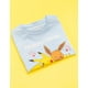 thumbnail image 3 of Camiseta Pokémon para niñas y niños Pikachu Eevee azul 7-8 años, 3 of 3
