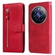 thumbnail image 1 of Funda con Cremallera para Realme 13 Pro 5G, Carcasa Cartera de Cuero PU con Soporte y Tarjetero, 1 of 6