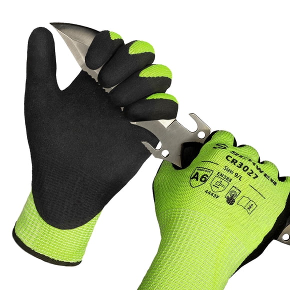 Guantes resistentes a cortes Schwer CR3027 ANSI A6 para hombres y mujeres