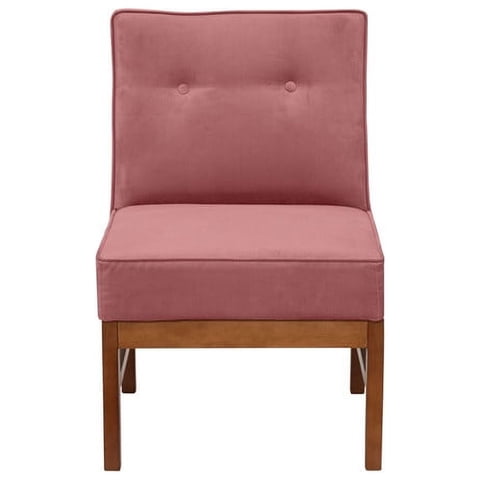 Latam Home - Sitial Colonia Tela Velvet Palo Rosa