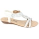 thumbnail image 1 of Sandalia Chalada Mujer Call-16 Plateado Casual, 1 of 2