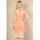 thumbnail image 5 of Vestido Midi de Canalé con Cuello Halter y Flecos, 5 of 10