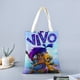 thumbnail image 2 of Vivo, el Mono Bolso de tela con estampado de lienzo para mujer, bolsa de compras reutilizable y estética, con cremallera interior, regalo para mujer, 35 × 40 cm., 2 of 6
