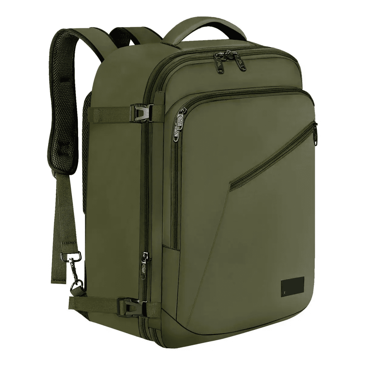 mochila Belug De Viaje Impermeable 10 Kg Color Verde Musgo