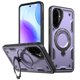 thumbnail image 1 of Para Samsung Galaxy A37 5G Funda con Soporte de Anillo en O Magnético Invisible, Funda de Teléfono a Prueba de Golpes, Morado, para Galaxy A37 5G, 1 of 6