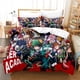 thumbnail image 3 of Juego De Ropa De Cama De Microfibra Suave De My Hero Academia Tamaño Individual Matrimonial Queen Y King Size Estampado De Bakugo Todoroki Deku 1 Funda Nórdica 2 Fundas De Almohada, 3 of 3