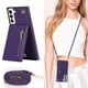 thumbnail image 1 of Crossbody Wallet Case Case For Samsung Galaxy S23 S22 Plus Note 20 Ultra With Card Slot Holder, Magnetic Flip Folio Purse Case, PU Leather Zipper Handbag With Detachable Lanyard Strap, 1 of 3