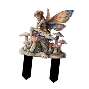 Magideal - Estaca Decorativa De Hadas Para Jardín, Decoración Artística De Patio, Macetero Bohemio 2D, Decoración De Maceta, Letrero Acrílico Para Decoración De
