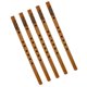 thumbnail image 4 of Flauta de bambú china de 5 piezas xiao instrumento musical de viento de madera, 4 of 5