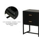 thumbnail image 5 of Velador Relan Moderno Minimalista Con Cajones Negro, 5 of 10