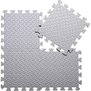 Wakeshome - Pack De 4 Alfombras Piso Puzzle Goma Eva Antigolpes 60X60Cm