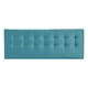 thumbnail image 1 of Respaldo Botone Felpa King Turquesa, 1 of 5