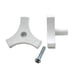 thumbnail image 1 of Pomo de manivela para ventana AP Products 013-511 blanco con tornillo, 1 of 1