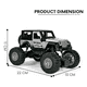 thumbnail image 2 of Auto Control Remoto Jeep Cross Country 2.4ghz Humo Y Luces Naranjo, 2 of 9