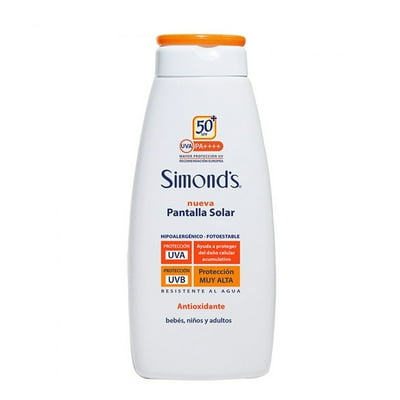 Pantalla Solar Spf 50+ Frasco 200 G Simond’S