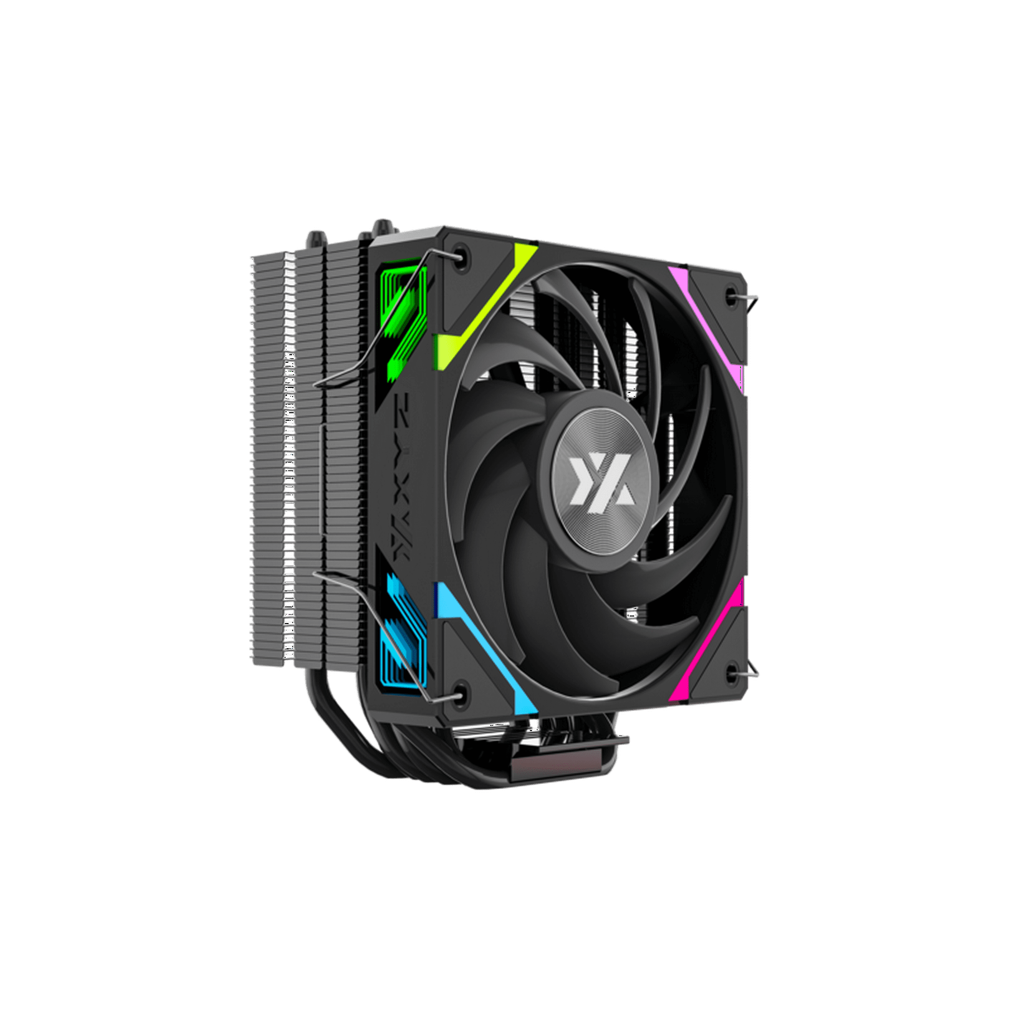 Xyz Pc Gear - Disipador Para Cpu Xyz Thermax 6, 1x Ventilador Vortex 120mm, 6 Heatpipes, A-rgb, Negro
