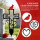 thumbnail image 4 of Placa conmemorativa metal cementerio recuerdo cardenal marcador tumba cruz te extraño, 4 of 8